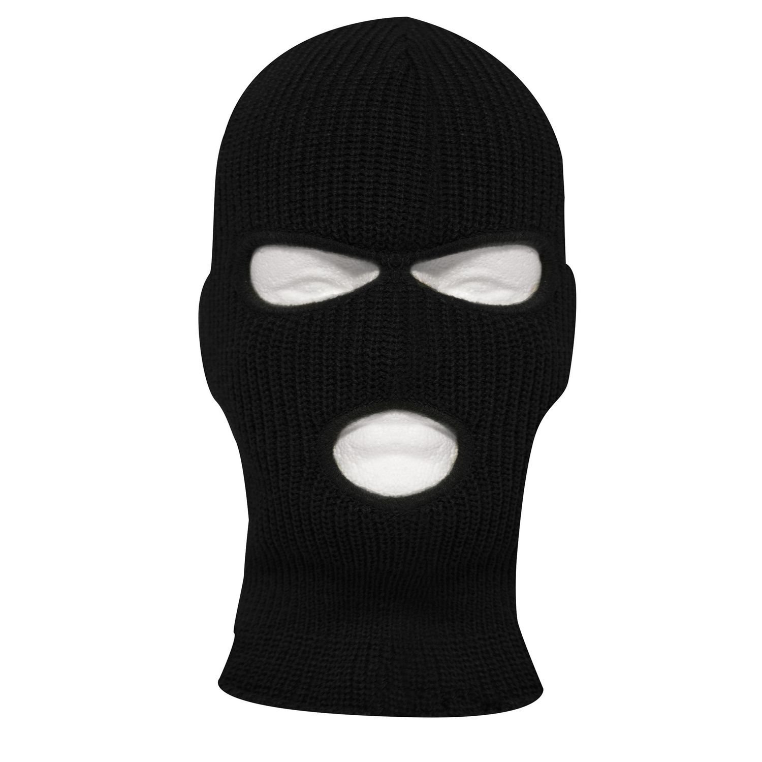 FINE KNIT THREE HOLE FACEMASK