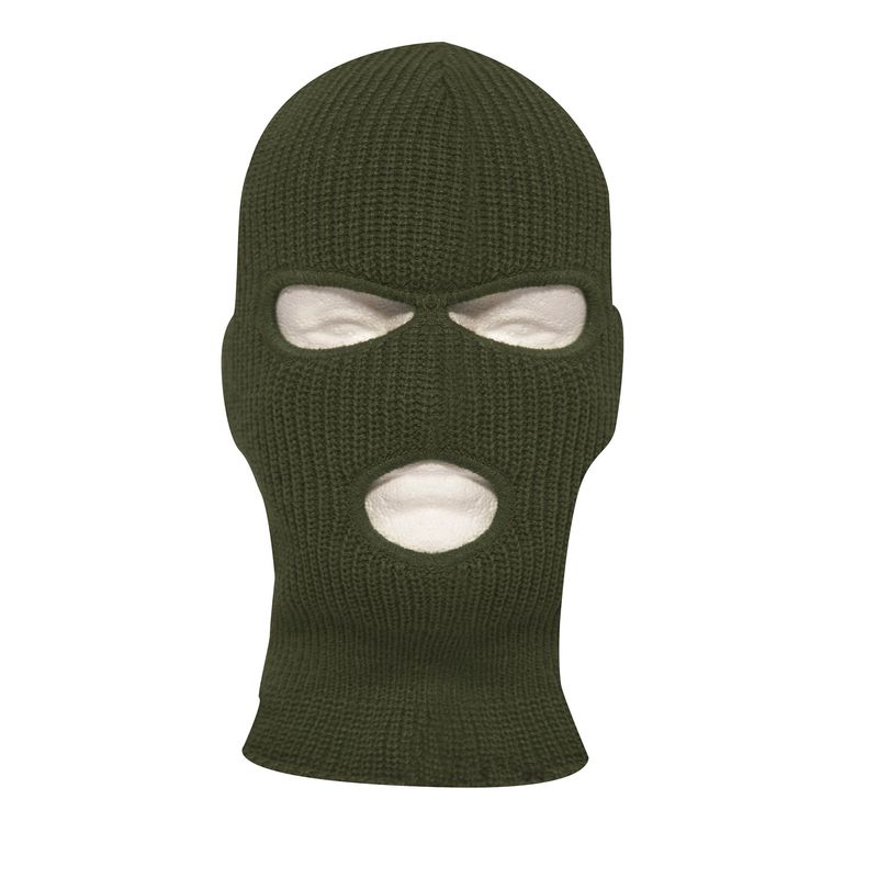 FINE KNIT THREE HOLE FACEMASK
