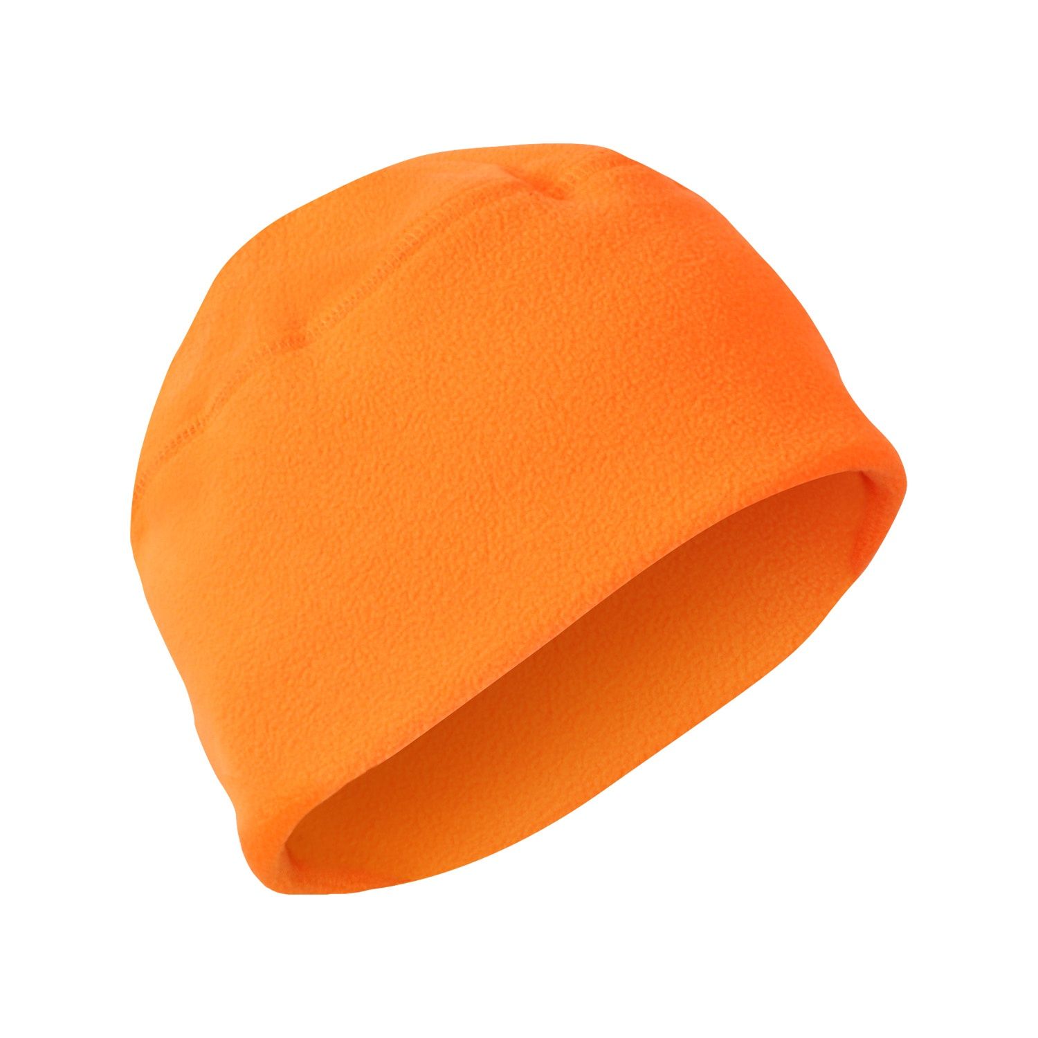 POLAR FLEECE WATCH CAP, COLOR: ORANGE