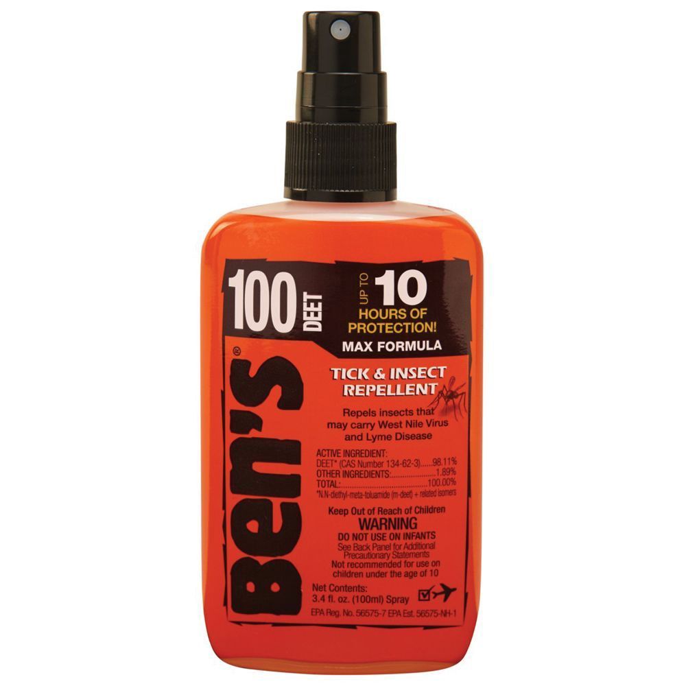 BEN'S MAX INSECT REPELLENT 100 DEET, Size: 3.4 FL OZ