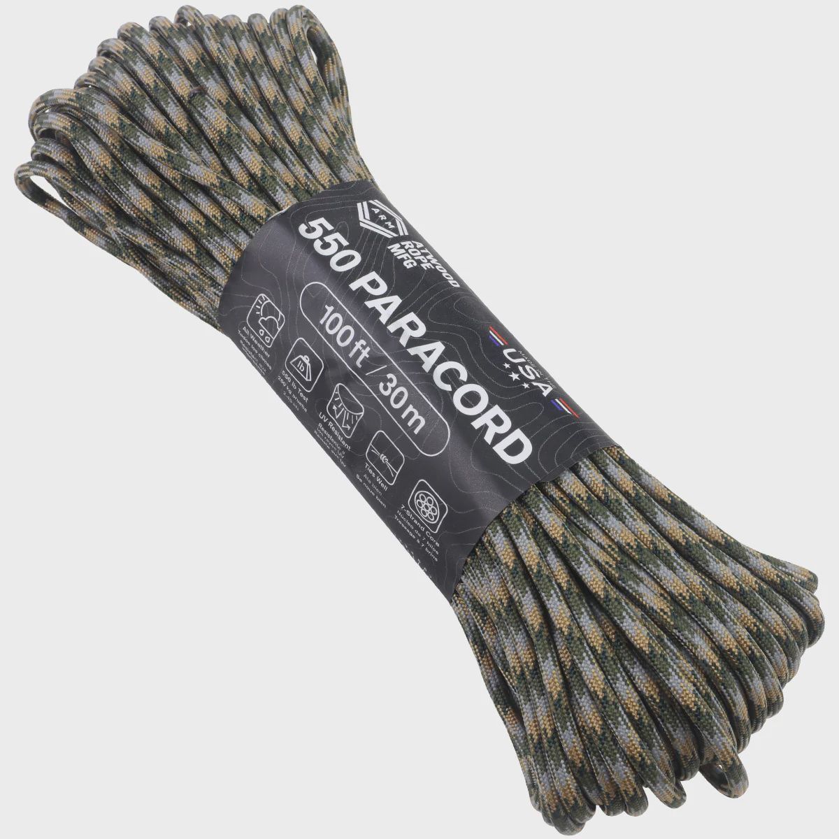 550 PARACORD, COLOR: BLOCKADE