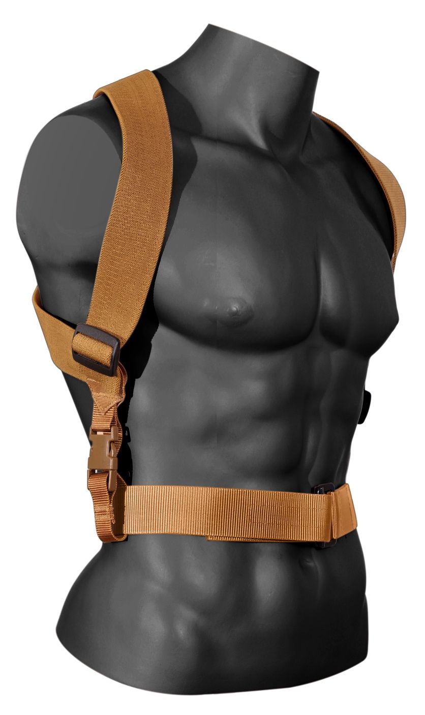 COMBAT SUSPENDERS, COLOR: COYOTE BROWN