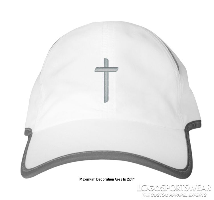White Cross Performance Hat
