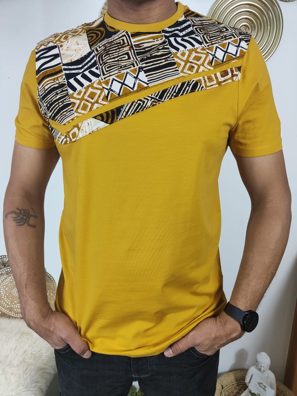 Haut T-shirt Jaune Wax
