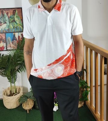 Haut Polo Blanc Wax