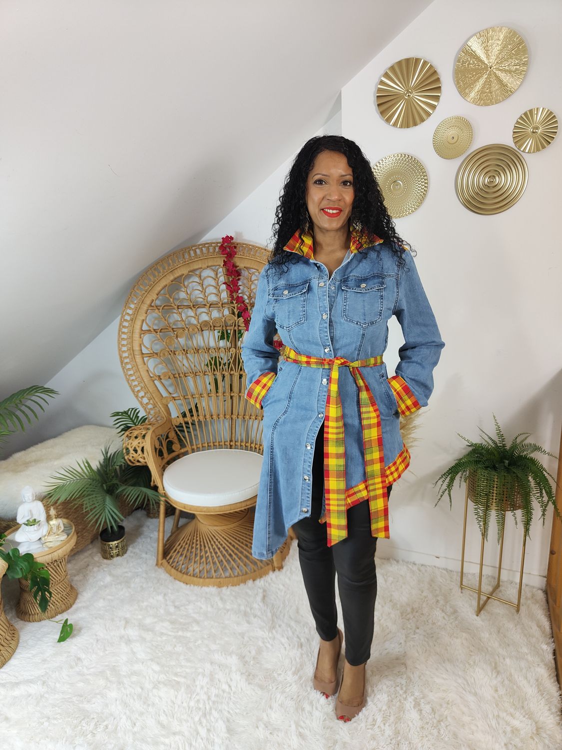 Veste Perfecto Jean Madras