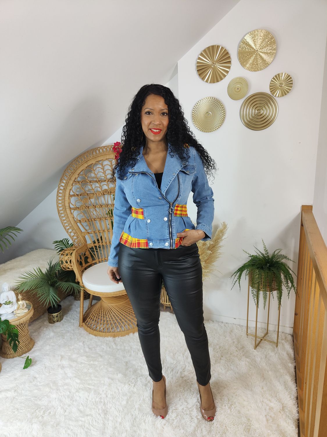 Veste Perfecto Jean Madras