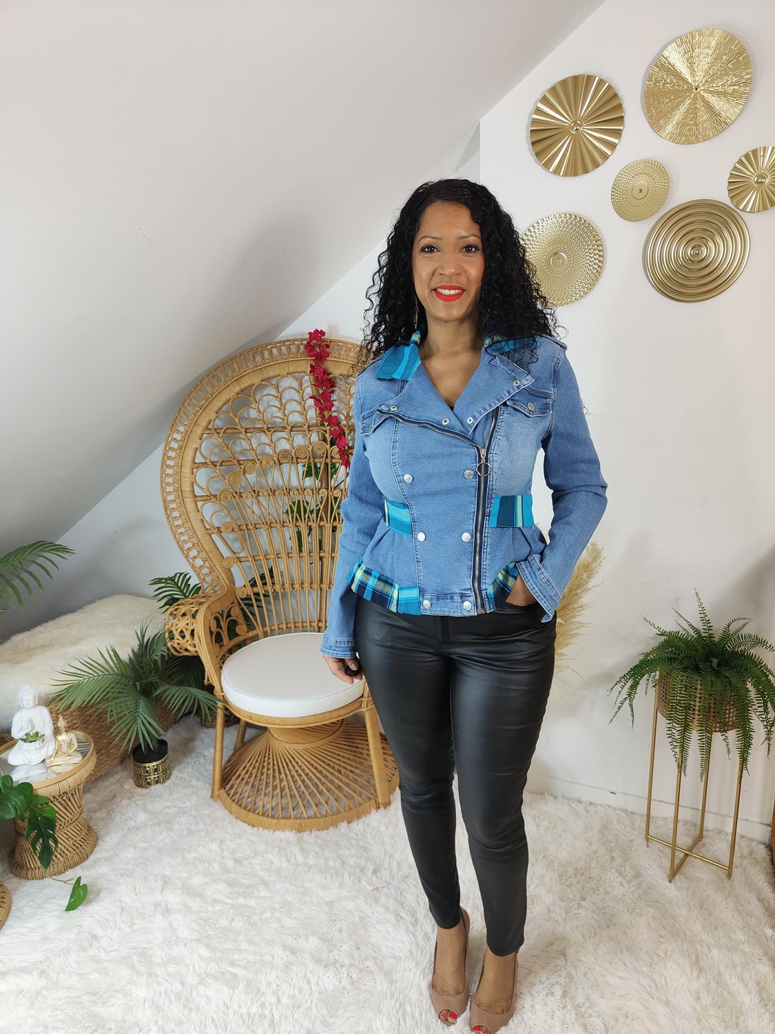 Veste Perfecto Jean Madras