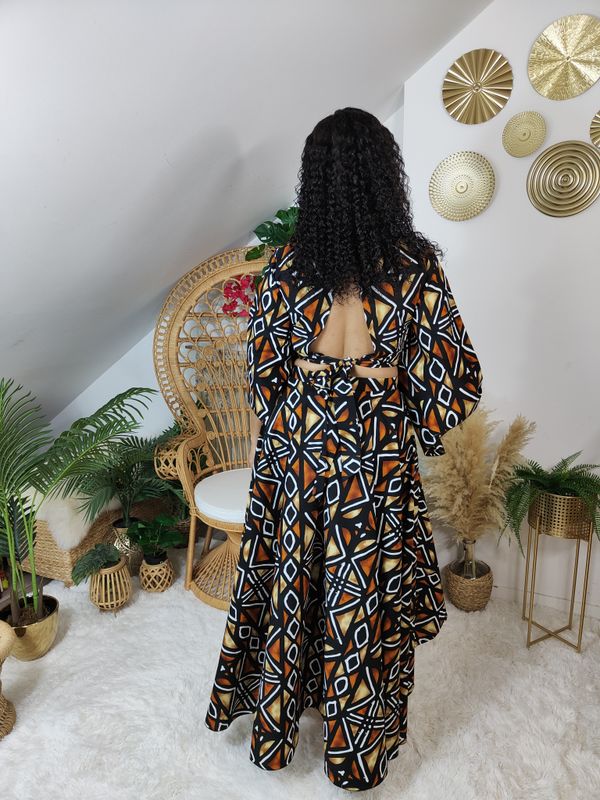 Ensemble Jupe trapèze Wax et top dos nu