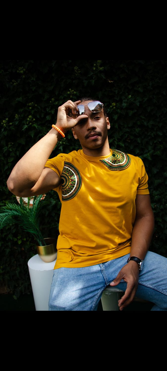 Haut T-shirt Jaune Wax