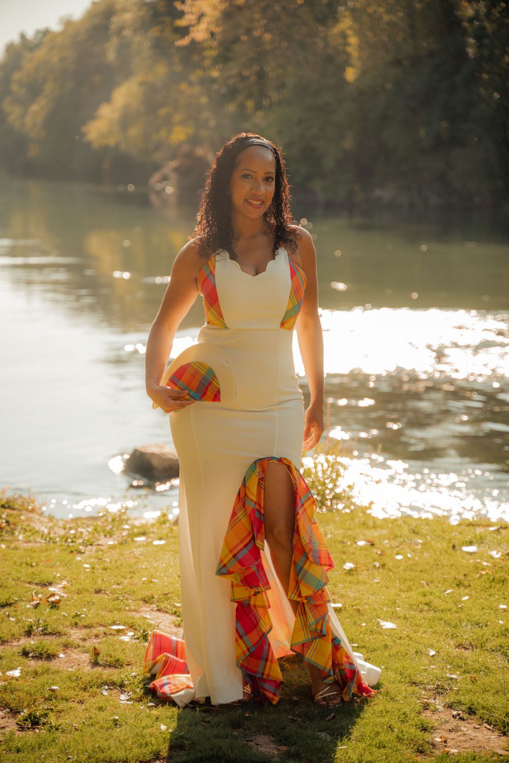 Robe de Mariée madras sans cap