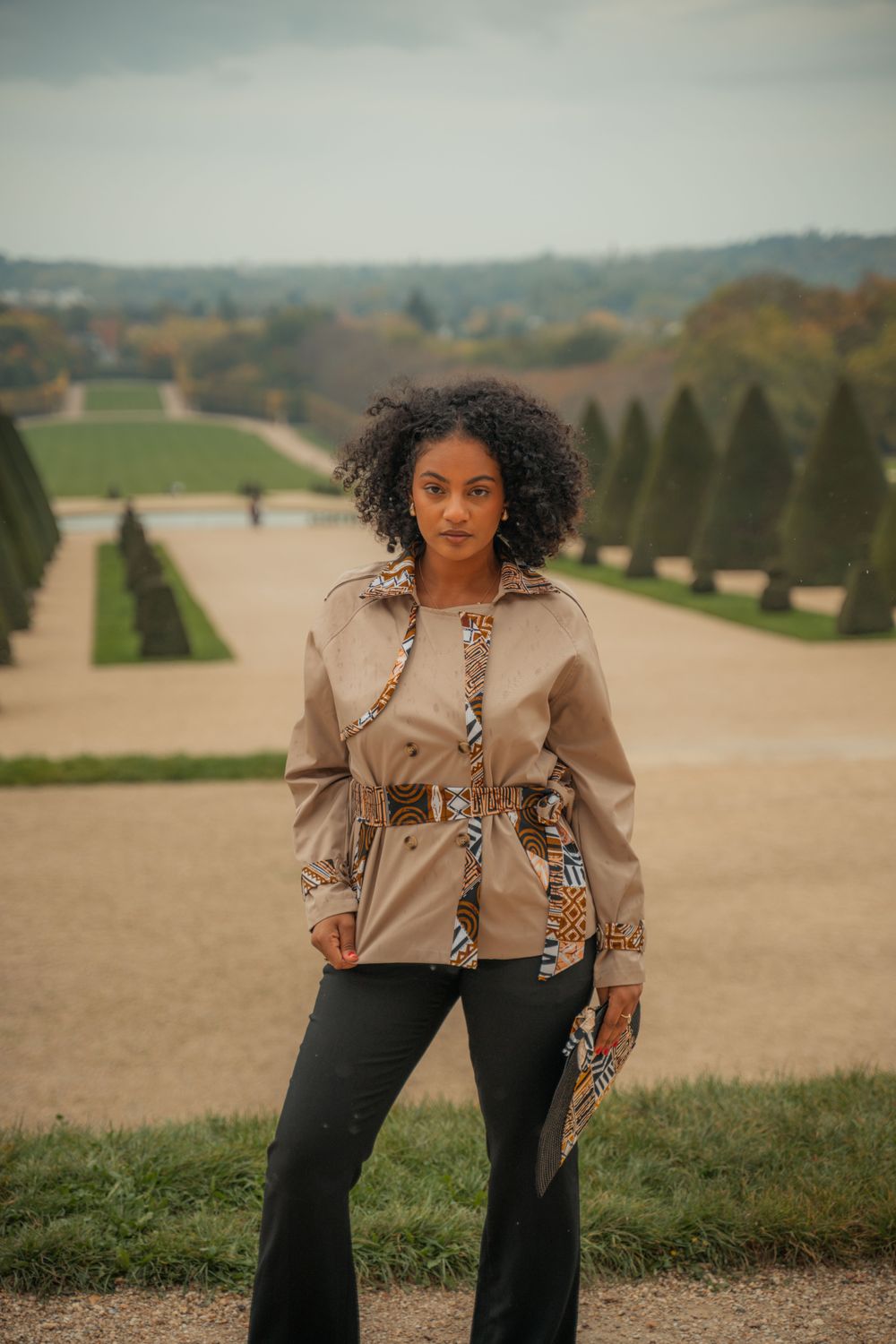 Veste Trench courte wax Veste Trench courte wax