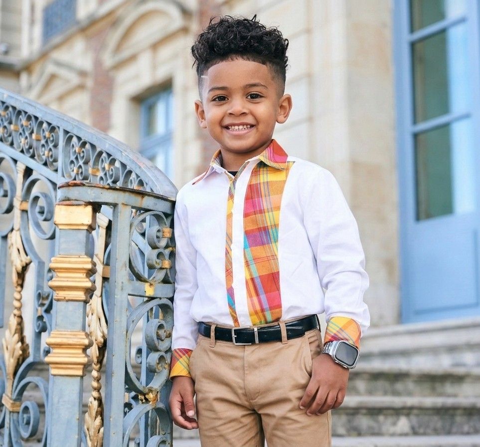 Chemise garçon madras