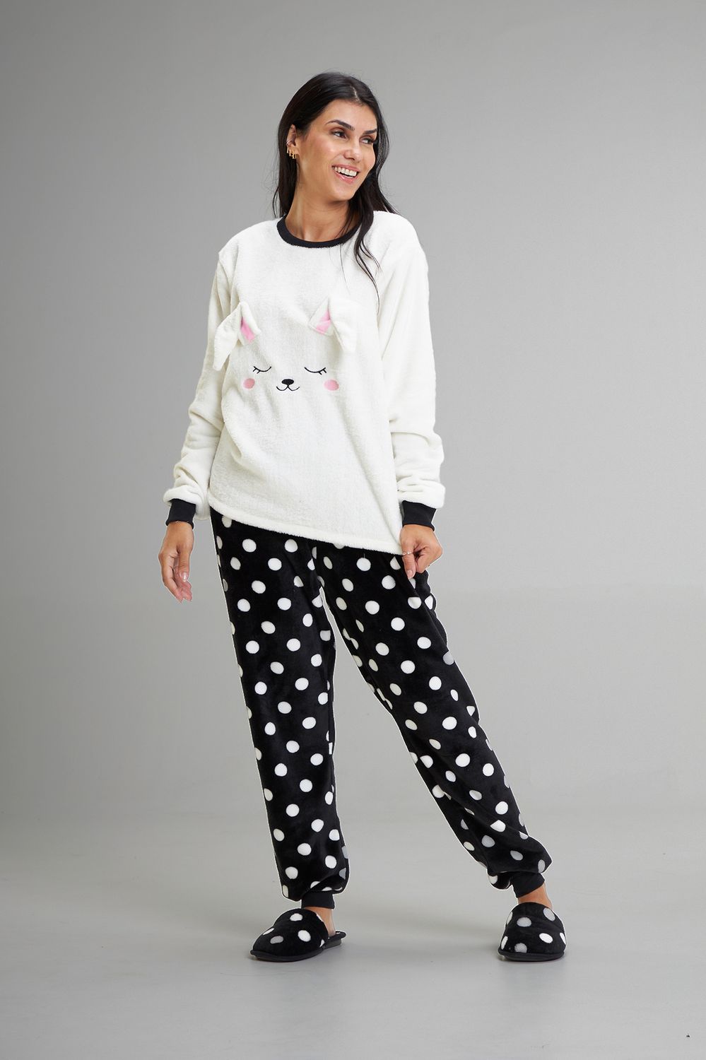 Women&#39;s Fleece Pajamas Set - Rabbit