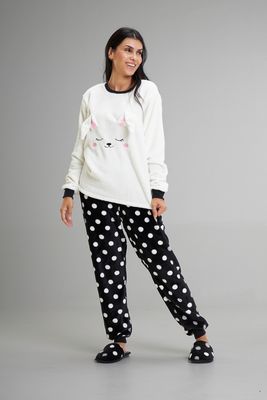 Women&#39;s Fleece Pajamas Set - Rabbit