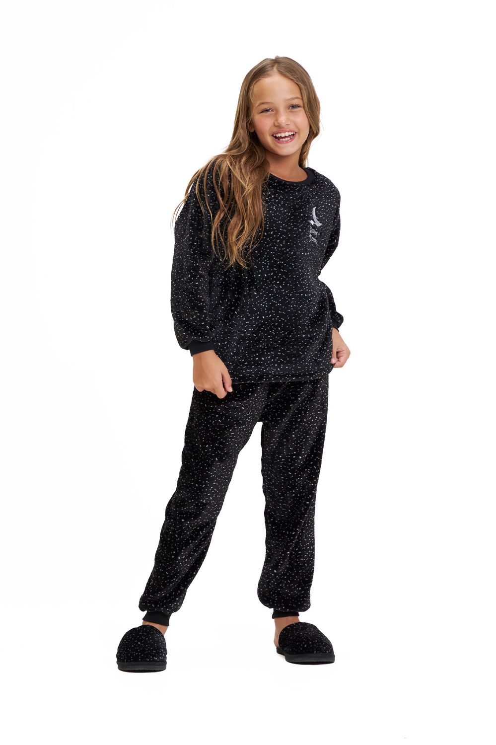 Unisex&#39;s Fleece Long Pajamas Set - Sweet Dreams