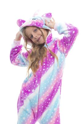 Girl&#39;s Fleece Jumpsuit Pajamas - Unicorn