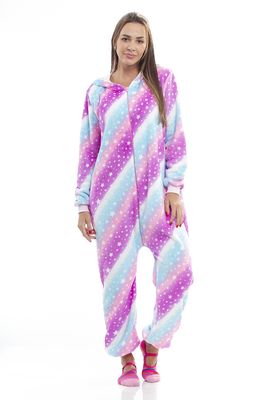 Women&#39;s Kigurumi Fleece Pajamas - Unicorn