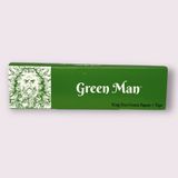 King Size Green Rice Papers with Pre-Rolled Tips Pack