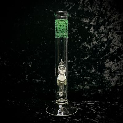 Glass Straight &quot;Bubble Butt&quot; Water Pipe