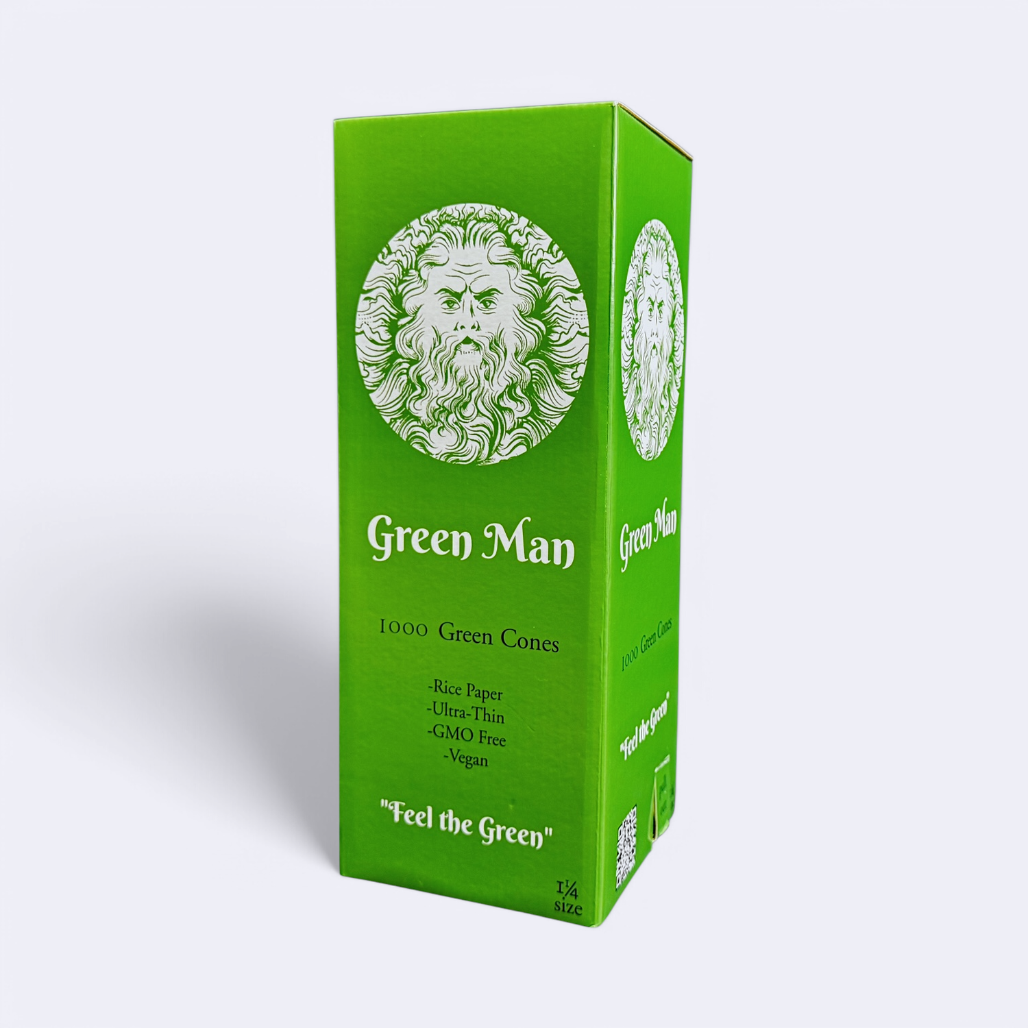 1¼ Green Rice Cones 1000 count Box