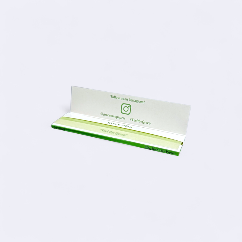King Size Green Rice Papers Pack