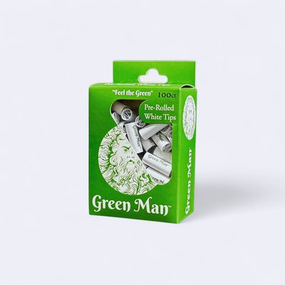 Pre-Rolled Green Man Tips 100 Count Box