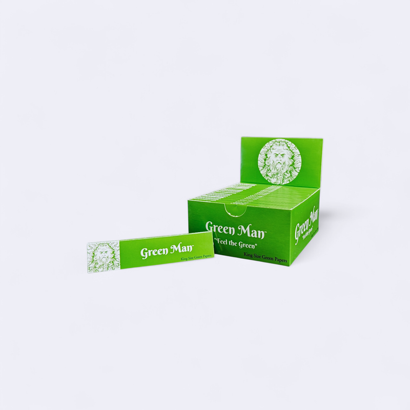 King Size Green Rice Papers Box