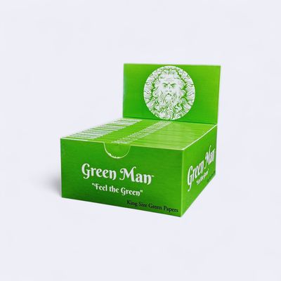 King Size Green Rice Papers Box