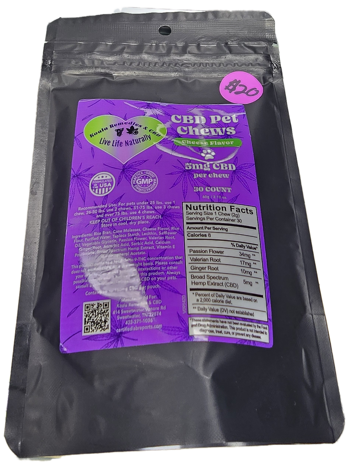 Koala Remedies CBD Pet Chews