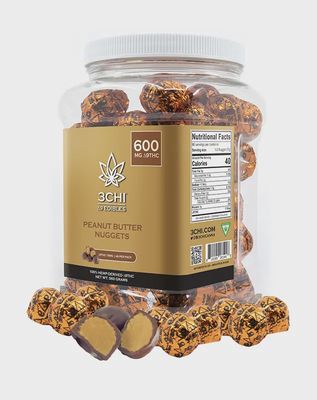 3CHI DElta-9 Peanut Butter Nuggets