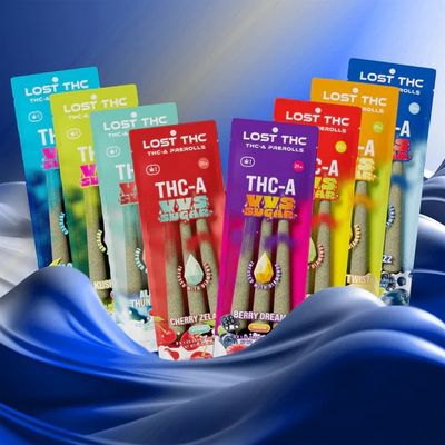 Lost THC VVS Sugar 3pk Prerolls THC-A