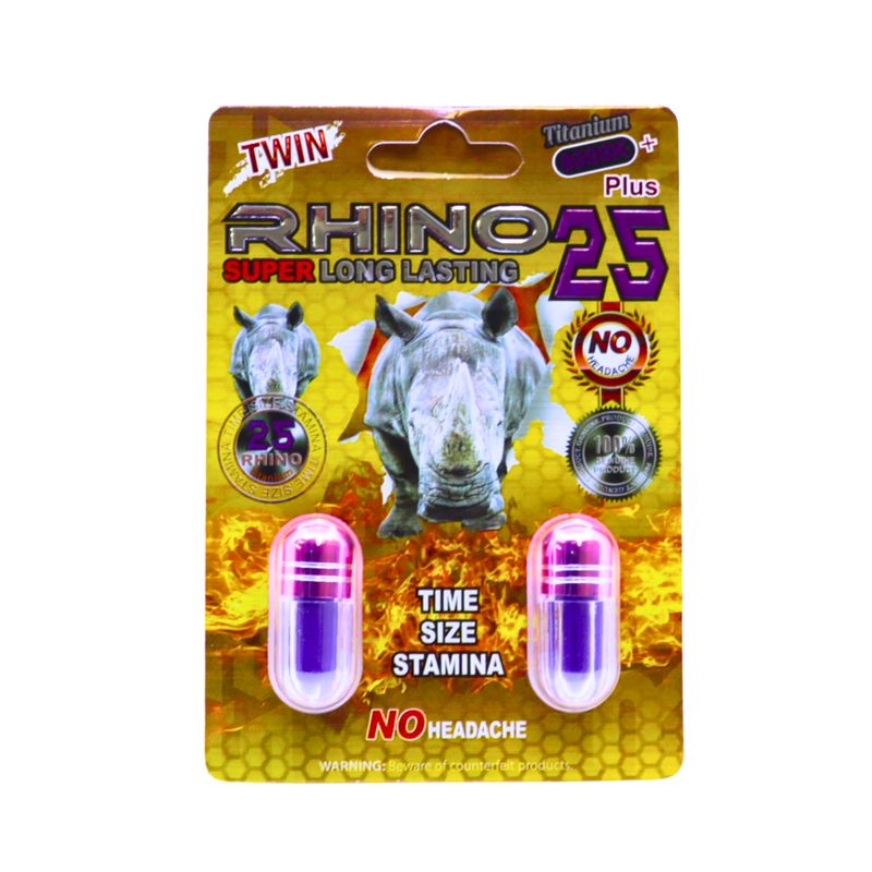 RHINO GIRL RED 400K PREMIUM MALE ENHANCEMENT PILL (2CT) DISPLAY OF 24