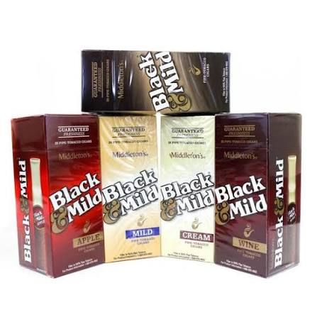 Black and Mild Pipe Tobacco Cigarillos