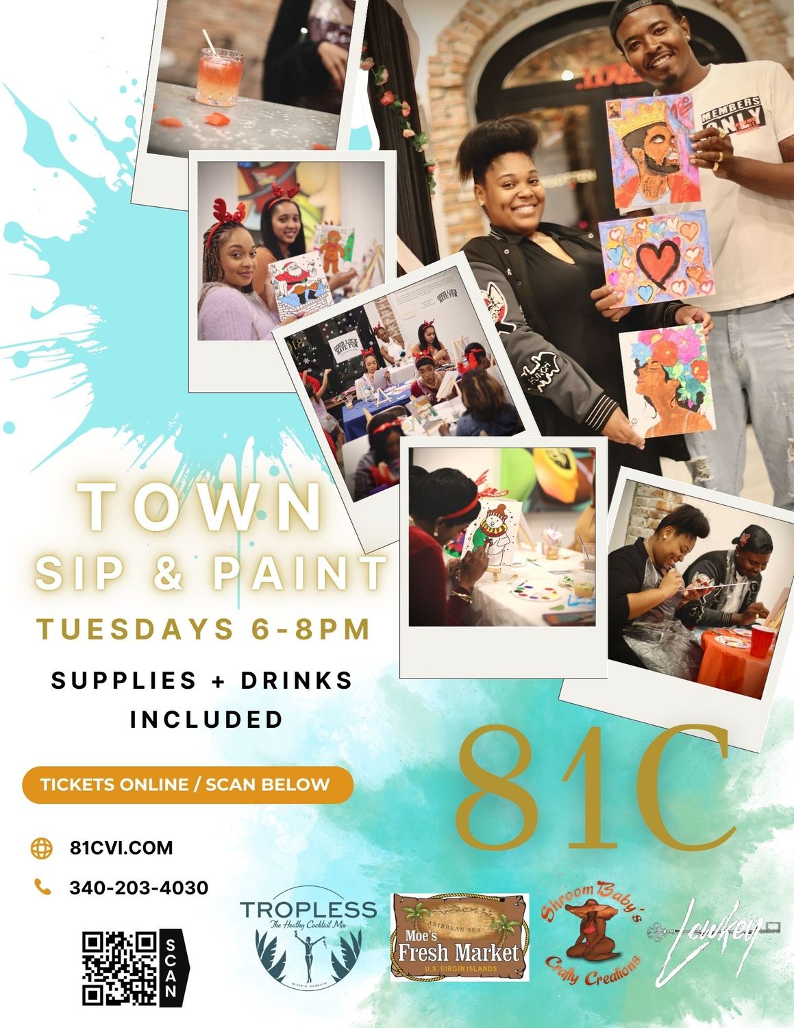 TOWN SIP &amp; PAINT