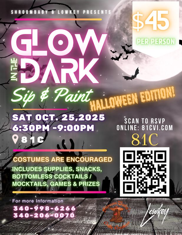 HALLOWEEN SIP &amp; PAINT