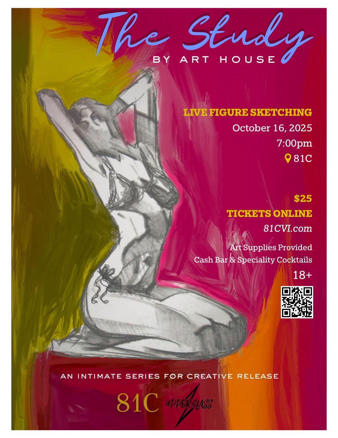 THE STUDY BY ARTHOUSE - LIVE FIGURE SKETCHING