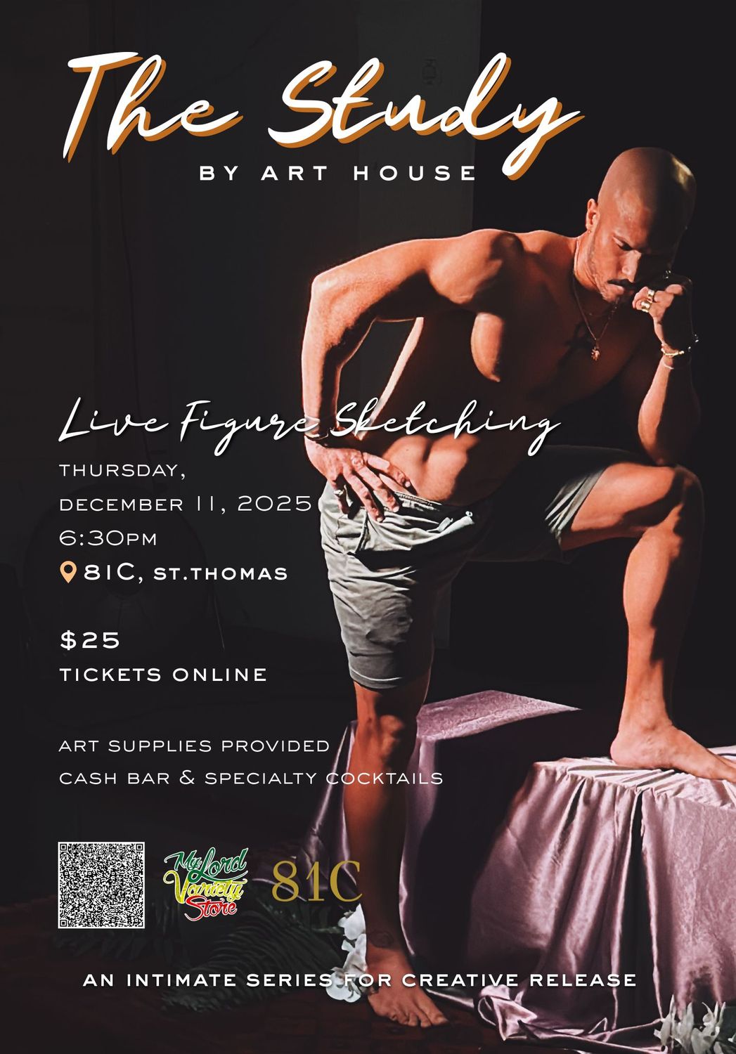 THE STUDY BY ART HOUSE - LIVE FIGURE SKETCHING