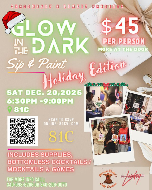 XMAS SIP &amp; PAINT