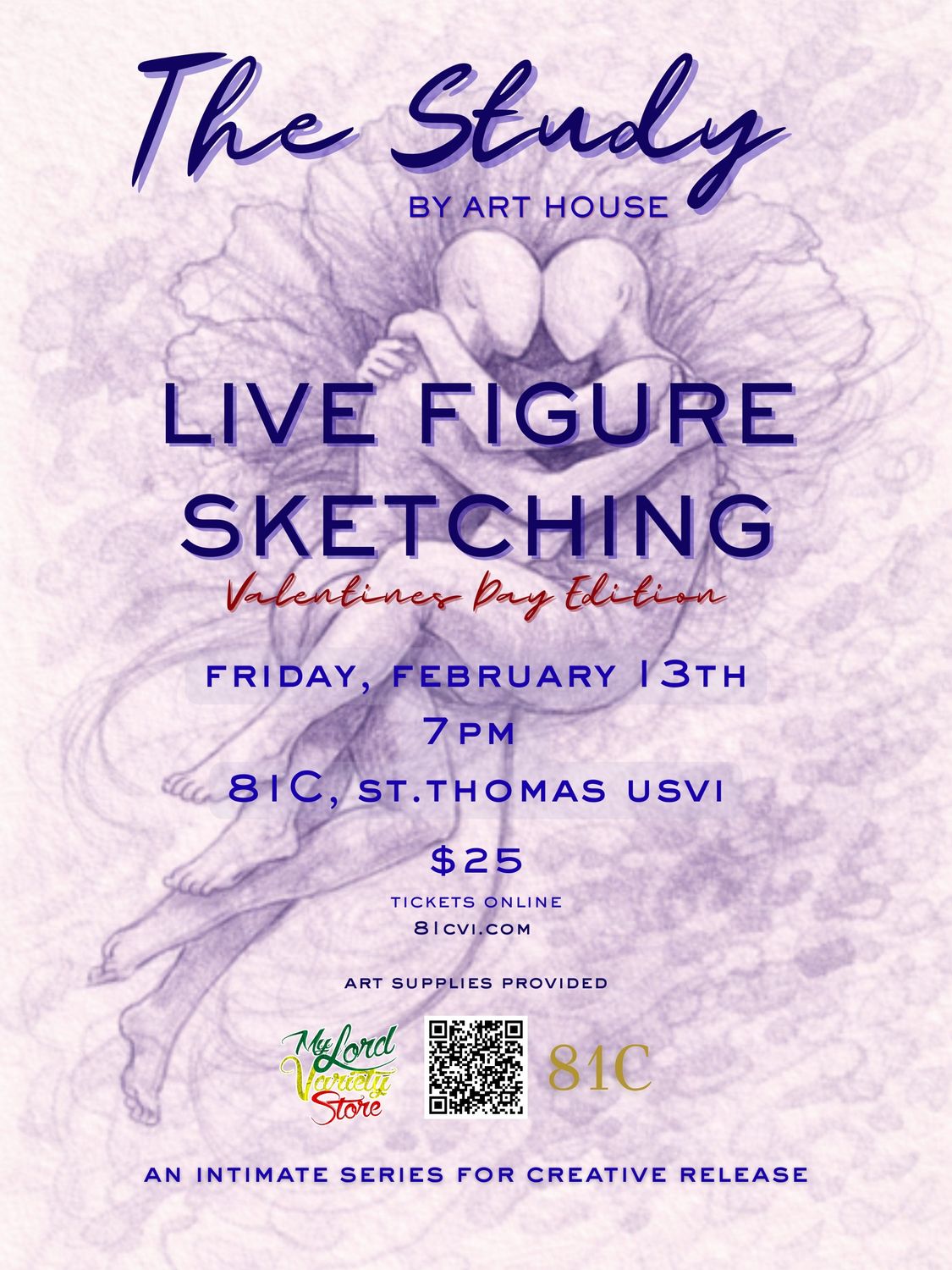 THE STUDY BY ART HOUSE - LIVE FIGURE SKETCHING