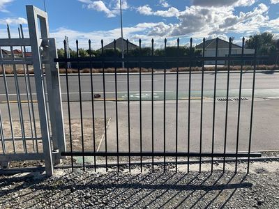 Black Steel Fence