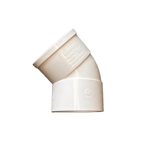 DWV Plain Bend FxF 65mm x 45°
