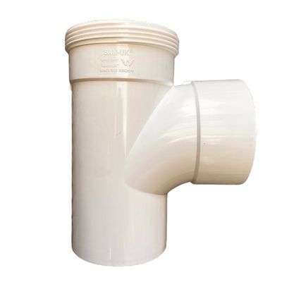 DWV PVC  Plain Junction M/F  (1 threaded Socket) 100mm x 88°