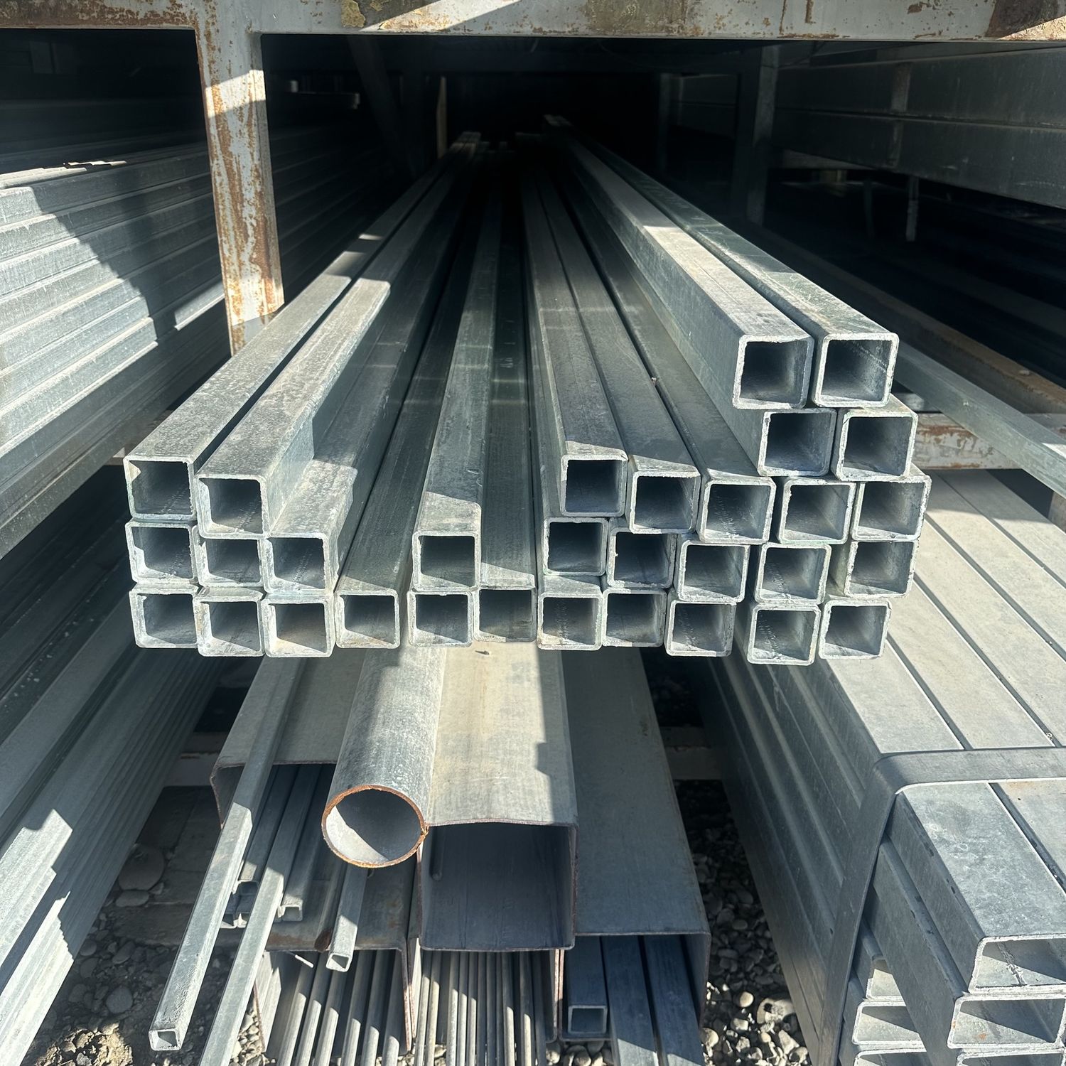 SHS HOT DIP GALV STEEL  50x50x5x6000mm