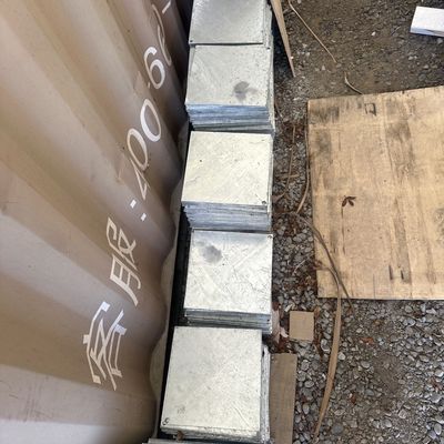 Galv Steel Plate - 250x250x6mm
