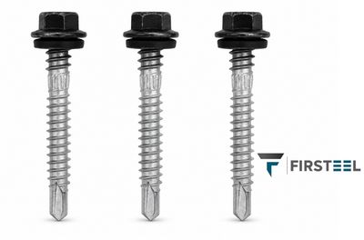 Roofing Screws 65mm x 100 pieces - 1 bag