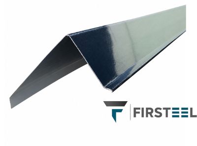 Zincalum Black Barge Flashing - 3.8m