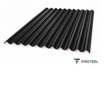 Black Corrugated Iron AZ 80 / 5400x900mm