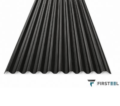 Black Corrugated Iron AZ 160 / 5400x900mm
