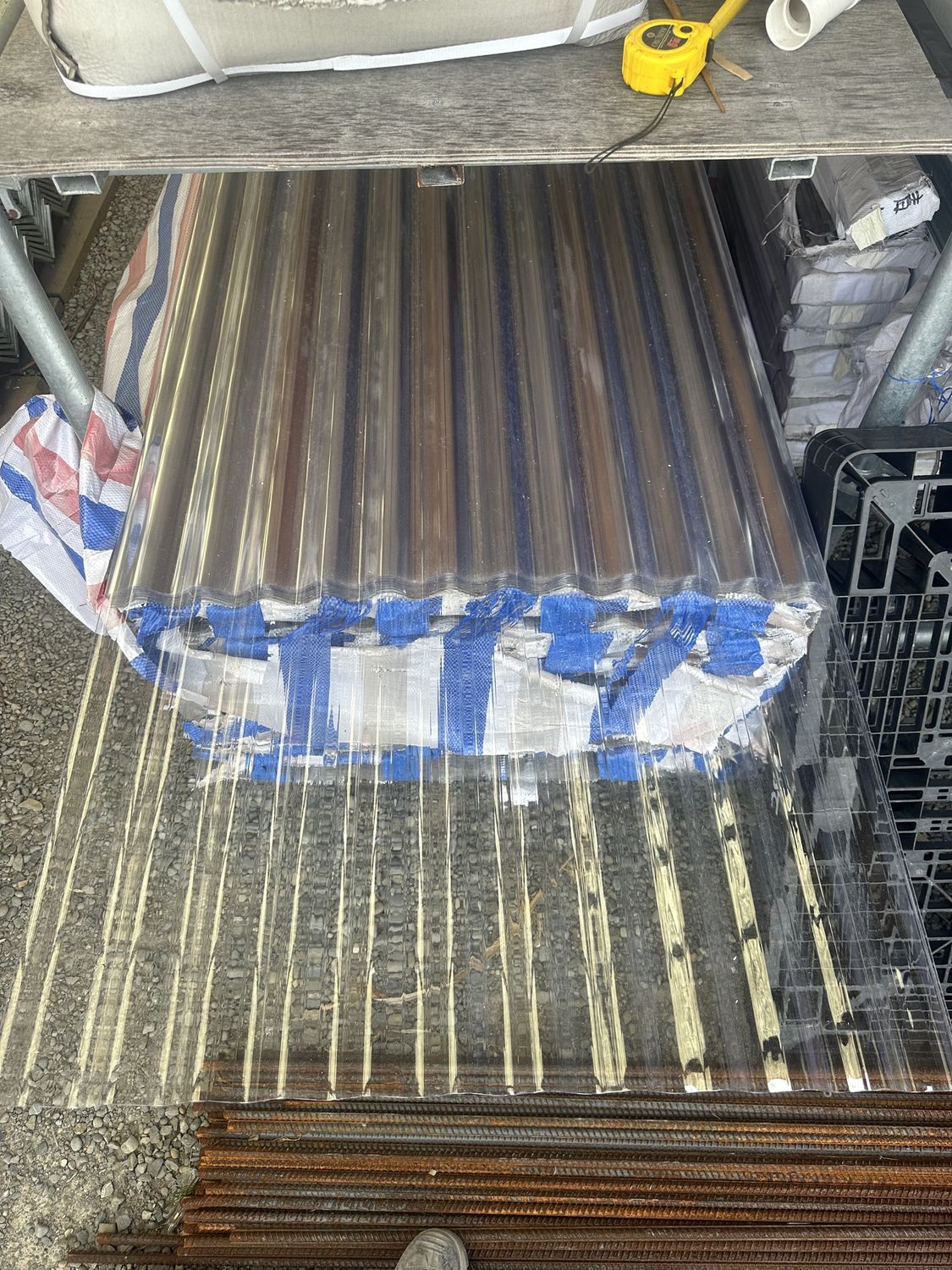 Polycarbonate Corrugated 900x0.8mm / 3600mm